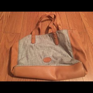 Fossil Denim Tote